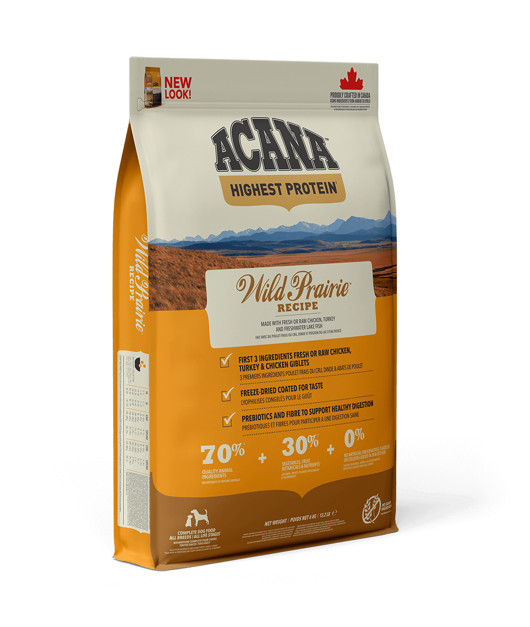 Сухий корм для собак усіх порід та стадій життя ACANA Wild Prairie 6 кг (a54061)