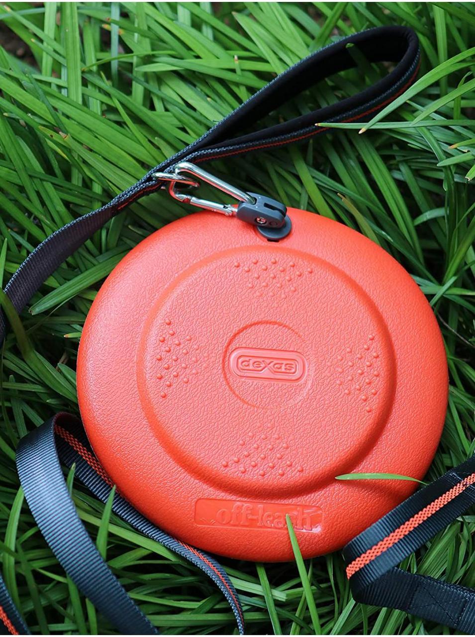 Іграшка для собак Dexas Off Leash Frisbee Flyer Фрізбі з карабіном - Зображення 4