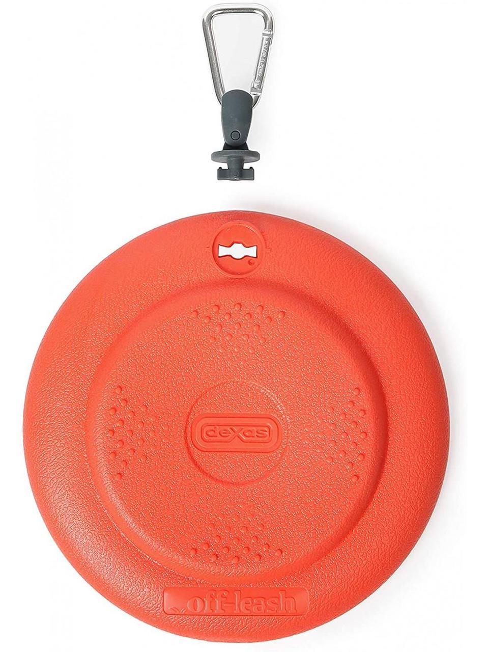 Іграшка для собак Dexas Off Leash Frisbee Flyer Фрізбі з карабіном - Зображення 2