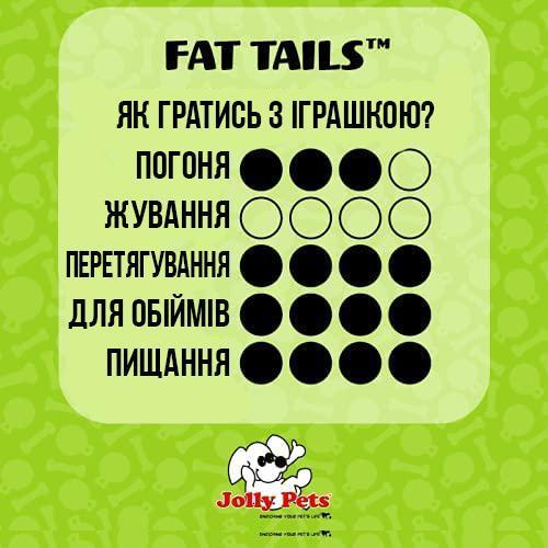 Іграшка для собак Jolly Pets Слон хвостатий Малий 18 см - Зображення 2