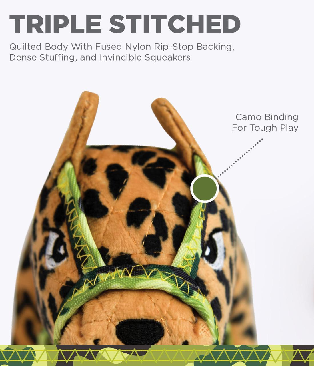 Іграшка для собак Outward Hound Extreme Seamz Leopard Tan MD пищалка Леопард середня - Зображення 4