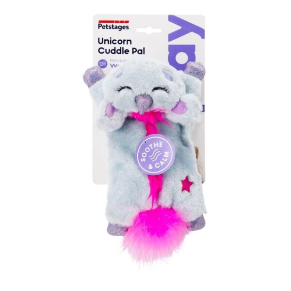 Іграшка для котів Petstages Cuddle Pal Unicorn (Подушка Єдиноріг) блакитний 28х15х9,5см - Зображення 2