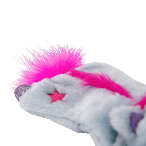 Іграшка для котів Petstages Cuddle Pal Unicorn (Подушка Єдиноріг) блакитний 28х15х9,5см - Зображення 5