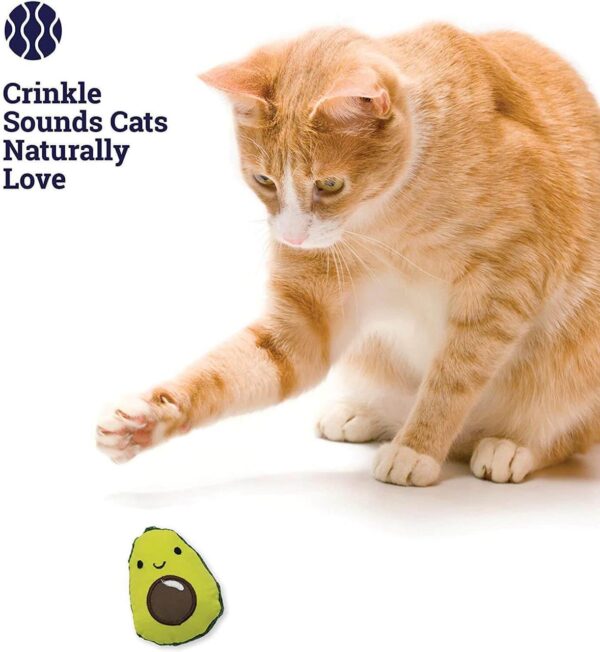 Іграшка для кішок Petstages Lil' Avocato Авокадо 5х7 см - Зображення 5