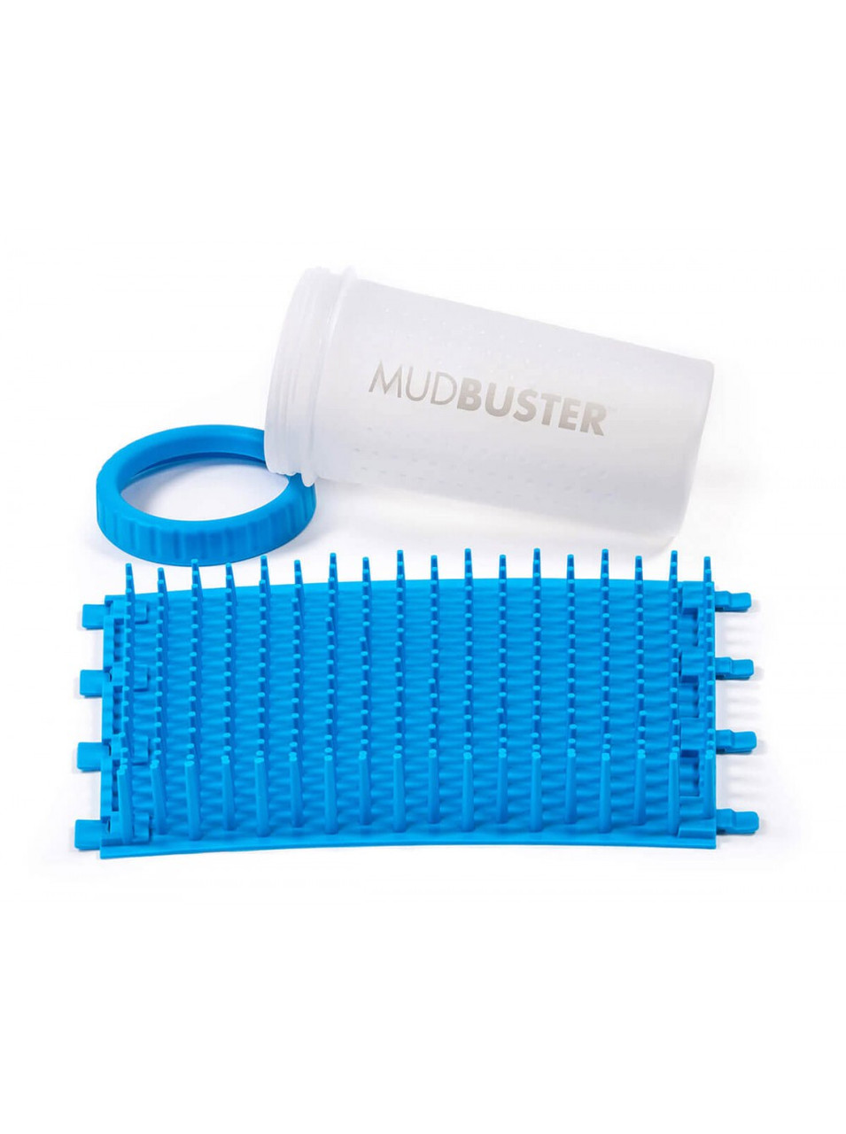 Лапомийка для собак Dexas MudBuster Lidded L з кришкою 22 см Блакитний (PW720L-2194) - Зображення 4