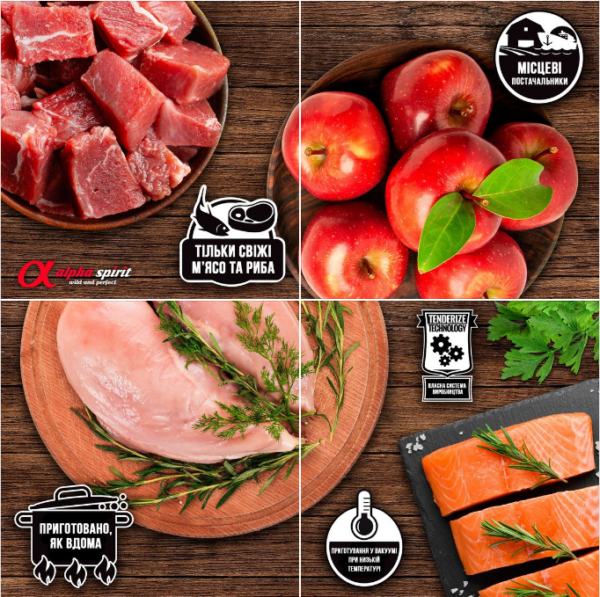 Ласощі для котів Alpha Spirit Snacks напіввологі беззернові кубики з куркою 50 г - Зображення 4