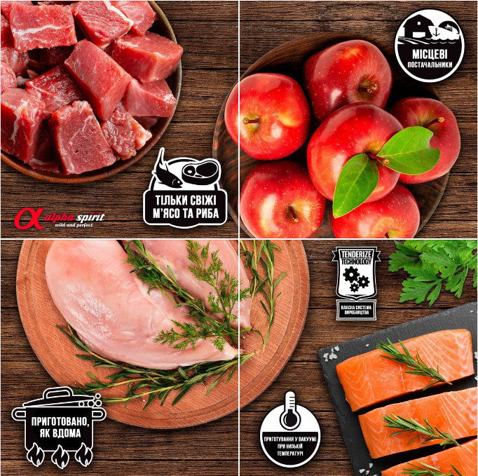 Ласощі для собак Alpha Spirit Snacks напіввологі беззернові кубики з індичкою 35 г - Зображення 3