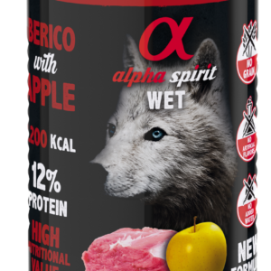 Повнораціонний вологий корм Alpha Spirit Iberian Pork w/Apple іберійська свинина/яблуко для дорослих собак 400 г (as576185)