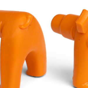 Аксесуар іграшки West Paw Zogoflex Toppl Treat Toy для собак Toppl Stopper Стопер Помаранчевий (ZG086TNG)