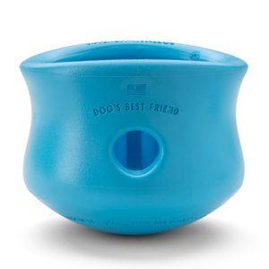 Іграшка для собак West Paw Zogoflex Toppl для ласощів 12 см Блакитний (ZG085AQA)