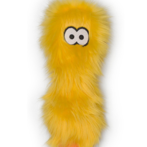 Іграшка для собак West Paw Сuster Zogoflex HardyTex пухнаста пищалка 28х8 см Жовтий