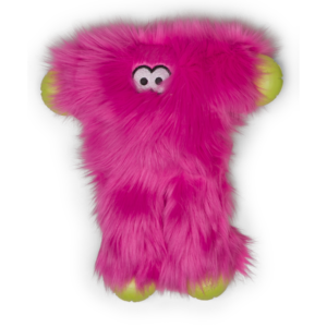 Іграшка для собак West Paw Peet Zogoflex HardyTex пухнаста пищалка Піт 28х25 см Рожевий