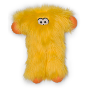 Іграшка для собак West Paw Peet Zogoflex HardyTex пухнаста пищалка Піт 28х25 см Жовтий