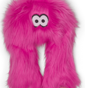 Іграшка для собак West Paw Wilson Zogoflex HardyTex пухнаста пищалка Вілсон 25х8 см Рожевий