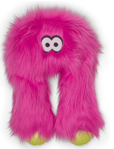 Іграшка для собак West Paw Wilson Zogoflex HardyTex пухнаста пищалка Вілсон 25х8 см Рожевий