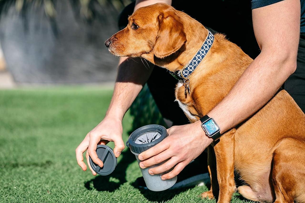 Лапомийка для собак Dexas MudBuster L 22 см Сірий (PW720429) - Зображення 5