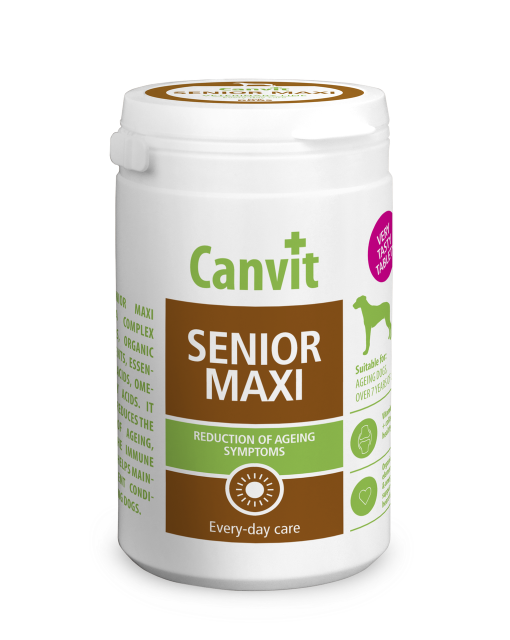 Вітаміно-мінеральний комплекс Canvit Senior Maxi для собак великих порід таблетки 230 г (can53377)