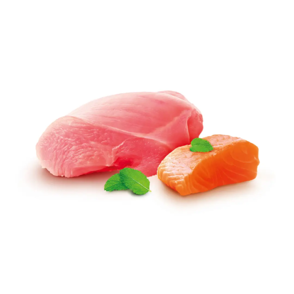 Home Food Сухий корм здорова шкіра та блиск шерсті для дорослих котів Індичка та лосось - Зображення 3