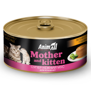 АнімАлл вологий корм для котів та кошенят легкий старт годування, 85г