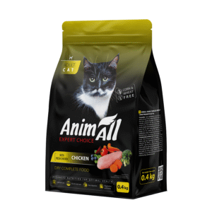 AnimaAll Повнораціонний сухий корм для котів зі свіжою куркою